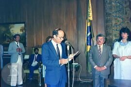 Cerimônia de entrega da “Medalha Instituto Butantan”, realizada no Palácio dos Bandeirantes.  Em ...