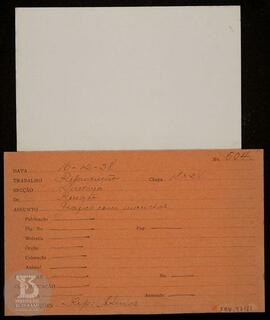 Gráfico  "Entradas de Crotalus e Bothrops desde 1910". Ficha da Seção de fotografia nº ...