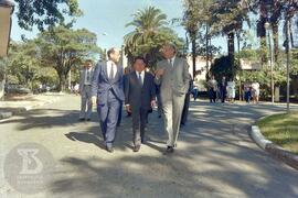 Solenidade de Inauguração de novos laboratórios pelo Ministro da Saúde Seigo Tsuzuki e assinatura...