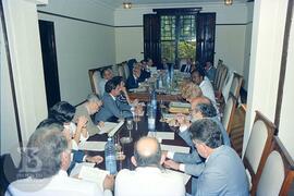 Reunião com o Ministro da Saúde Roberto Figueira Santos. Sala de reuniões da Casa Afrânio do Amar...