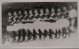 Clube atlético Butantan.Time de futebol. Na imagem aparece  C.B Carioca,  Navas, Waldemar, Oscar,...