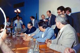 Solenidade de inauguração de novas Instalações do Instituto Butantan.  Cerimônia de assinatura de...