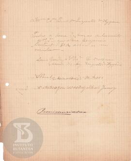 Comunicação de maio de 1889