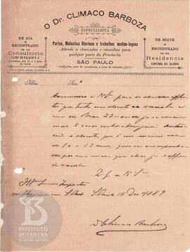 Comunicação de 16 de dezembro de 1889