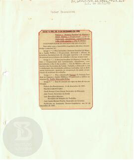 Lei nº 4.930, de 19 de Dezembro de 1985
