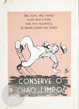 Conserve o chão limpo!