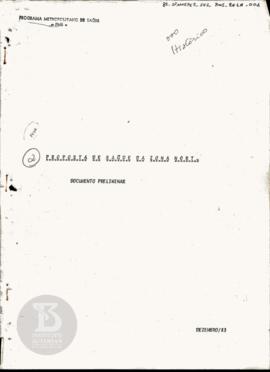 Proposta de saúde da Zona Norte Documento Preliminar