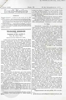 Prophylaxia da febre amarella