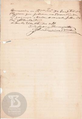 Comunicação de 21 de setembro de 1891