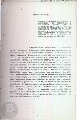 Convênio N° 07/83