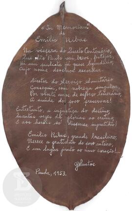 In memoriam de Emílio Ribas