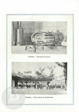 Campinas - Desinfectório Central e Vista externa do Desinfectório