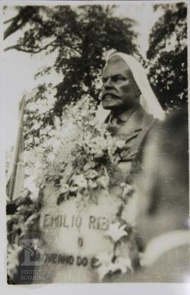 Evento de inauguração da herma em homenagem a Emílio Ribas, no Hospital de Isolamento Emílio Ribas