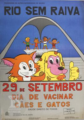 Rio sem raiva: 29 de setembro, dia de vacinar cães e gatos