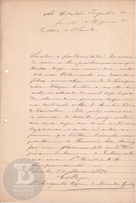 Comunicação de 7 de março de 1890