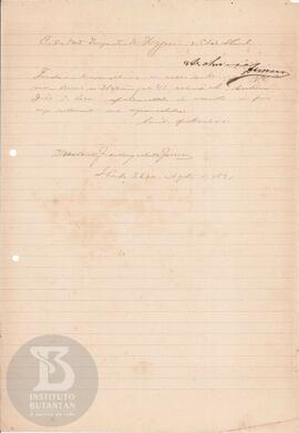 Comunicação de 26 de agosto de 1891