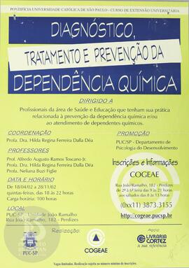 Diagnóstico, tratamento e prevenção da dependência química