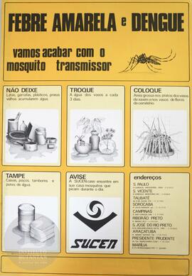 Febre amarela e dengue: vamos acabar com o mosquito transmissor