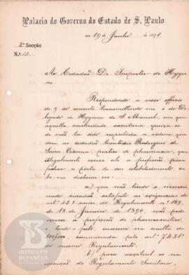 Comunicação de 19 de junho de 1891