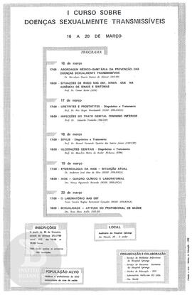 I Curso sobre doenças sexualmente transmissíveis