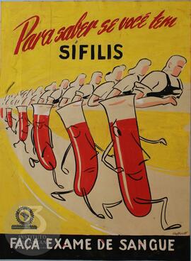 Para saber se você tem sífilis faça exame de sangue