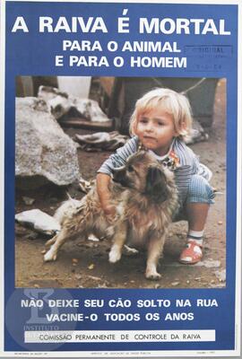 A raiva é mortal para o animal e para o homem.