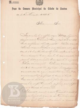 Comunicação de 11 de novembro de 1886
