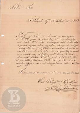 Comunicação de 27 de abril de 1889