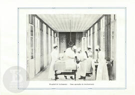 Hospital de Isolamento - Uma operação de tracheotomia