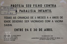 Proteja seu filho contra a paralisia infantil