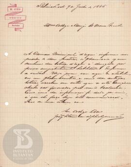 Comunicação de 9 de junho de 1886