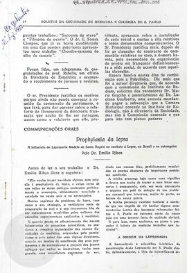Prophylaxia da Lepra