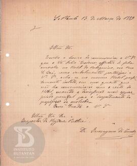 Comunicação de 13 de março de 1889