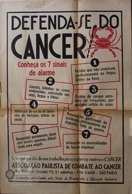 Defenda-se do câncer! Conheça os 7 sinais do alarme
