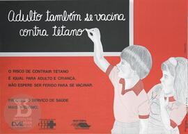 Adulto também se vacina contra tétano (vermelho)