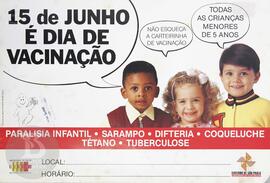 15 de junho é dia de vacinação