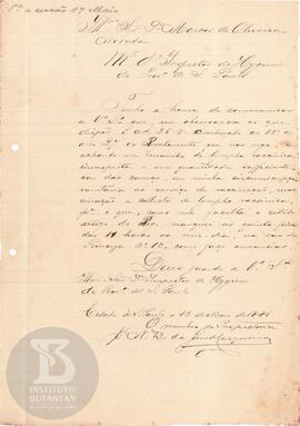 Comunicação de 12 de maio de 1886