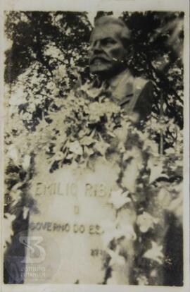 Evento de inauguração da herma em homenagem a Emílio Ribas, no Hospital de Isolamento Emílio Ribas