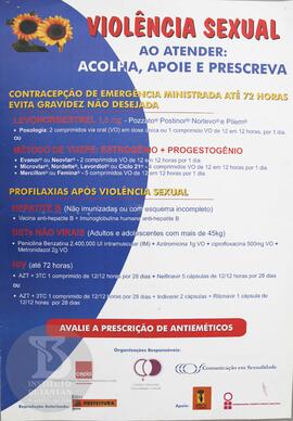 Violência sexual. Ao atender: acolha, apoie e prescreva