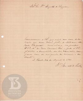 Comunicação de 24 de agosto de 1891
