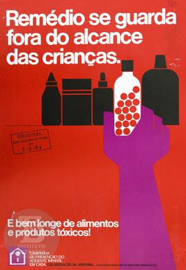 Remédio se guarda fora do alcance das crianças