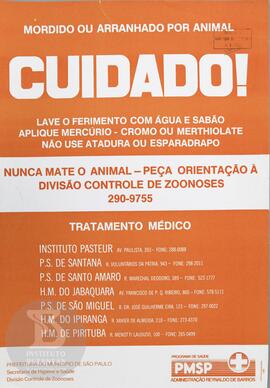 Mordido ou arranhado por animal: Cuidado!