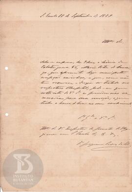 Comunicação de 11 de setembro de 1889