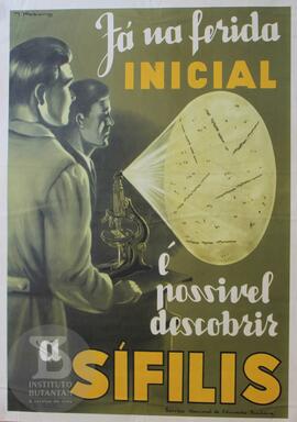 Já na ferida inicial é possível é possível descobrir a sífilis