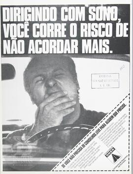Dirigindo com sono, você corre o risco de não acordar mais.