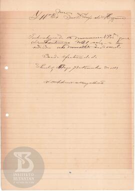 Comunicação de 7 de novembro de 1889