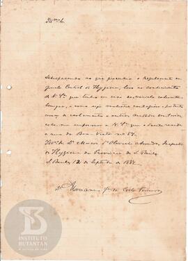 Comunicação de 12 de setembro de 1887
