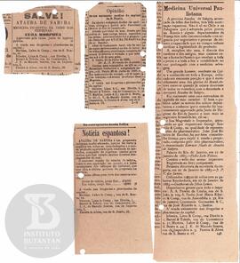 Recortes de jornal de 22 de janeiro de 1886 a 22 de julho de 1886