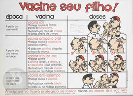 Vacine seu filho! A criança só ficará protegida se tomar todas as doses das vacinas