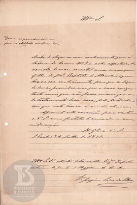 Comunicação de 13 de julho de 1889